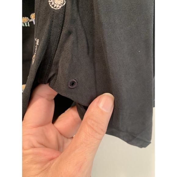 2008 Nat Nash "Without Care" Embroidered Men's Silk Shirt Size M (#B300) - Picture 7 of 7